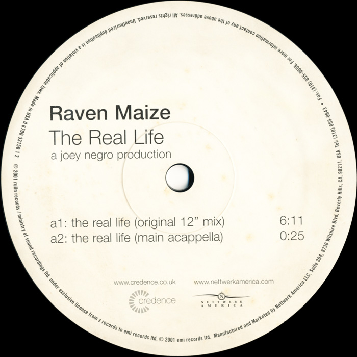 Raven Maize - The Real Life (Original 12' Mix)