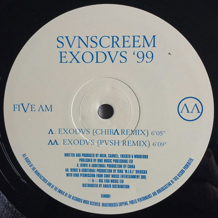 Sunscreem - Exodus (Push Remix) (Cut)