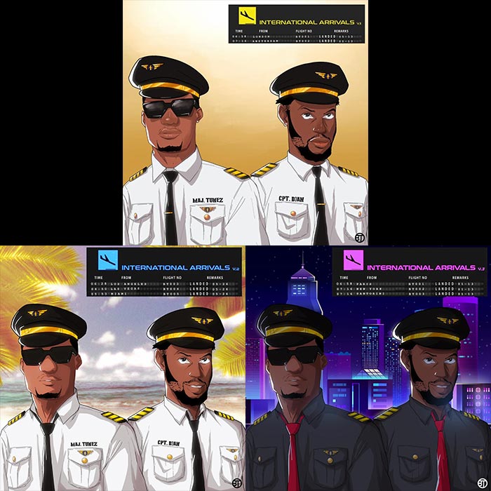 DJ Tunez, D3AN - International Arrivals (Vol. 1-3)