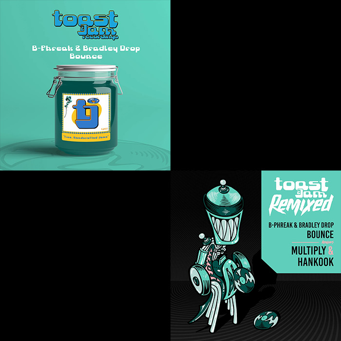 B-Phreak & Bradley Drop - Bounce (+Remixed) [2021/2023]