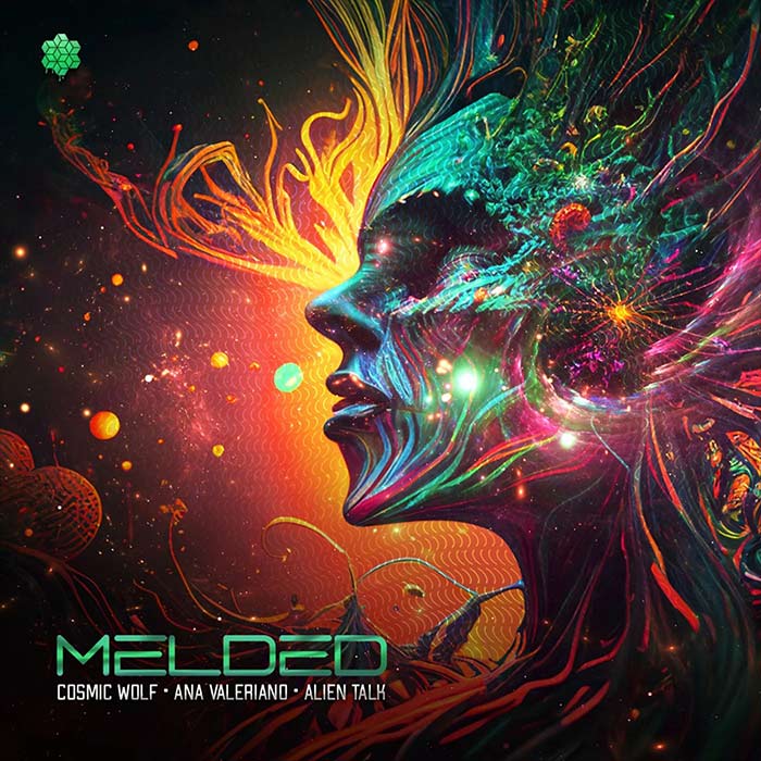 Cosmic Wolf, Ana Valeriano, Alien Talk - Melded [2023]