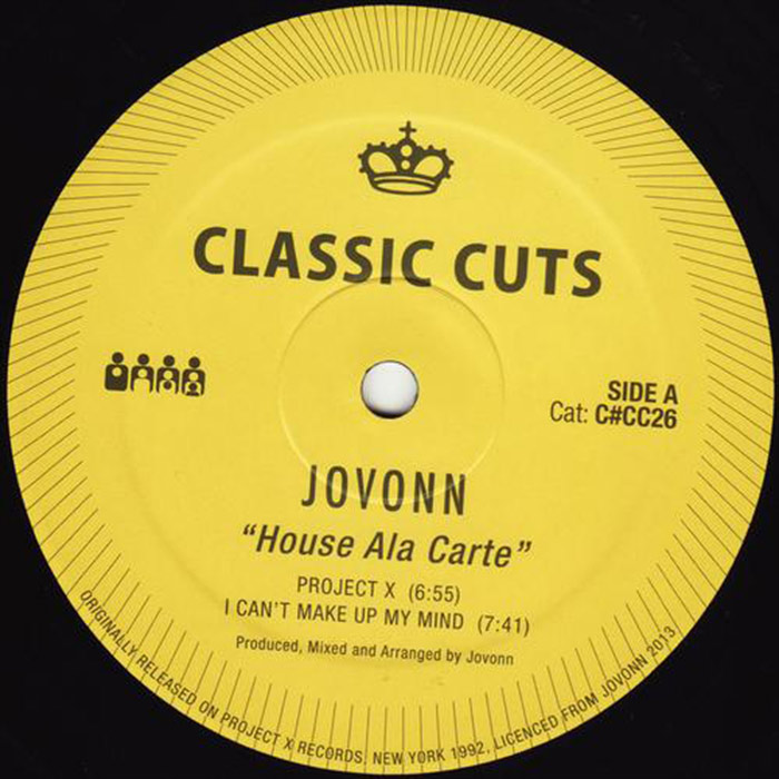 Jovonn - House Ala Carte [1992]